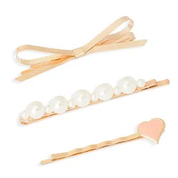 HAIR DRAMA COMPANY Girls Set of 3 Embellished Bobby Pins-18