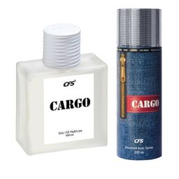 CFS Cargo White Eau De Parfum & Cargo Blue Long Lasting Deodorant Combo-16