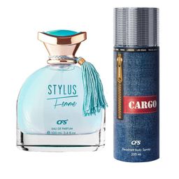 CFS Set of Stylus Femme Eau De Parfum 100ml & Cargo Deodorant Body Spray 200ml-3