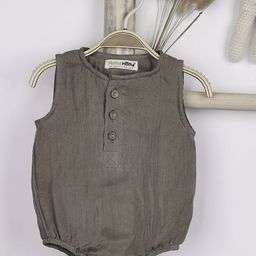 Moms Home Kids Cotton Sleeveless Bodysuit-image-48