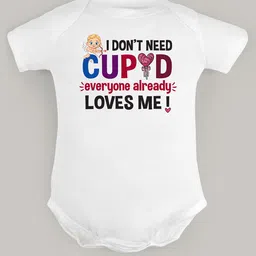 FFLIRTYGO Infants Valentine's Day Typography Printed Pure Cotton Bodysuit-image-71
