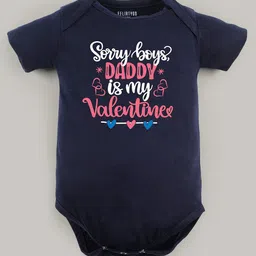 FFLIRTYGO Infant Girls Printed Pure Cotton Envelop Neck Valentine's Day Special Bodysuit-image-93