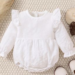 StyleCast Infant Girls White Round Neck Bodysuit-image-56