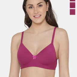 Tweens Pack Of 3 Full Coverage Lightly Padded Cotton Bra-image-62