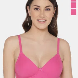 Tweens Pack Of 3 Full Coverage Lightly Padded Cotton Bra-36
