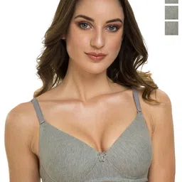 Tweens Pack Of 3 Full Coverage Lightly Padded Multiway Straps T-shirt Bra- All Day Comfort-picture-21