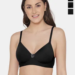 Tweens Pack Of 3 Full Coverage Lightly Padded Cotton Bra-14
