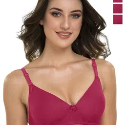 Tweens Pack Of 3 Full Coverage Lightly Padded Cotton Bra-18