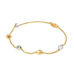 BHIMA 22KT Gold Ball-Charm Bracelet-3.67g-image-22