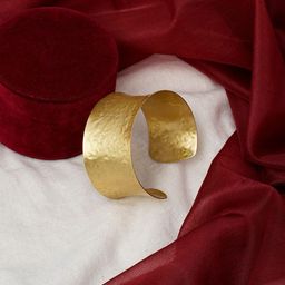 TEEJH Gold-Plated Cuff Bracelet-87