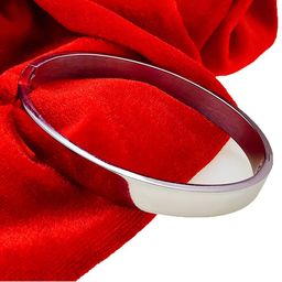Saizen Unisex Silver-Toned Silver-Plated Kada Bracelet-23