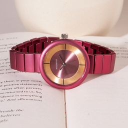 WATCHSTAR Women Round Dial & Bracelet Style Straps Analogue Watch - Mate bit-image-22