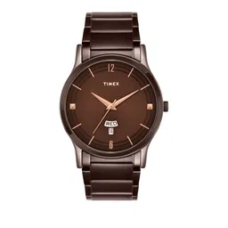 Timex Men Embellished & Stainless Steel Bracelet Style Straps Analogue Watch TW000R461-image-63