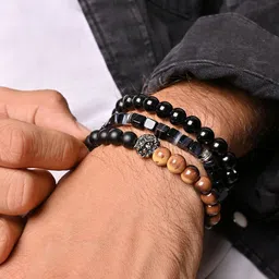 The Bro Code Men 3 Tribal Bracelet-30