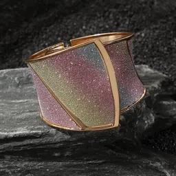 SOHI Gold-Plated Cuff Bracelet-52