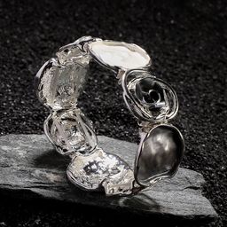 SOHI Silver-Plated Kada Bracelet-picture-18