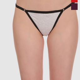SELFCARE Pack Of 3 Low-Rise Seamless Bikini Briefs-picture-58