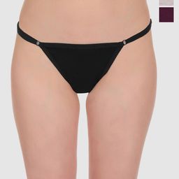 SELFCARE Pack Of 3 Low-Rise Seamless Bikini Briefs-image-59