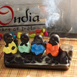 eCraftIndia  Multicoloured Meditating Buddha Showpiece-image-93