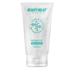 BeautyRelay London Flora & Fauna Probiotic Face Scrub with Shea Butter 180 g-24
