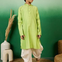 Sangria Geometric Printed Cotton Straight Kurta-50