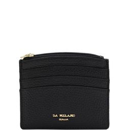 Da Milano Unisex Textured Leather Card Holder-image-42