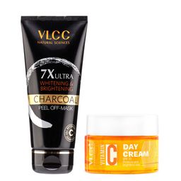 VLCC Charcoal Peel Off Mask 100g & Vitamin C SPF 30 Day Cream 50g-13