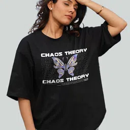 Bloopers Store Typography Printed Pure Cotton Oversized T-shirt-10