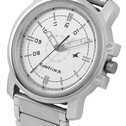Fastrack Men Silver-Toned Analogue Watch NG3039SM01C_OR2 image 2