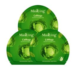 Masking Pack of 3 Cabbage Facial Sheet Masks-31