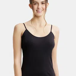 Jockey Cotton Rib Camisole with Adjustable Straps and Stay Fresh Treatment-image-97