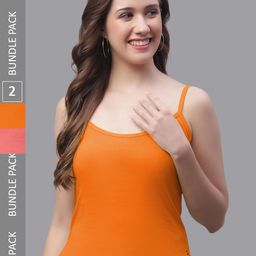 Friskers Pack Of 2 Skin Friendly Cotton Camisoles-image-28