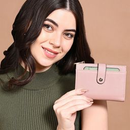 Accessorize London Women Multi Compartment Removable Cardholder Wallet-35