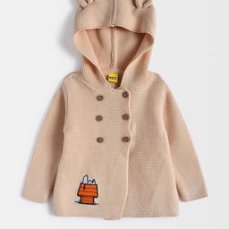 MiArcus Kids Self Design Hooded Cotton Cardigan-7