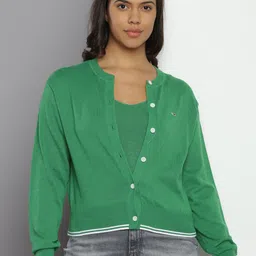 Tommy Hilfiger Long Sleeves Linen Cardigan-image-62
