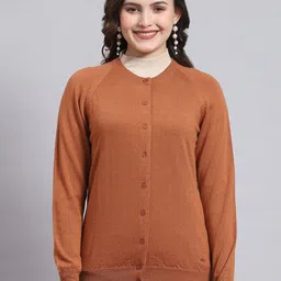 Monte Carlo Round Neck Woollen Cardigan-19