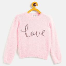 JWAAQ Girls Typography Cardigan-image-51