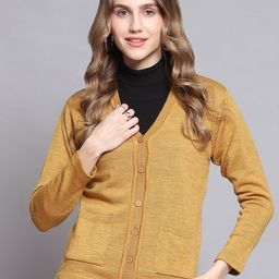 Monte Carlo V-Neck Woolen Cardigan Sweater-54