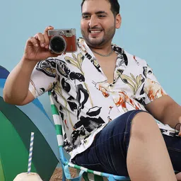 Instafab Plus Classic Floral Printed Casual Shirt-image-65