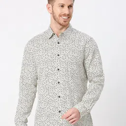 VALEN CLUB Slim Fit Floral Printed Cotton Casual Shirt-picture-6
