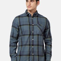 SF JEANS by Pantaloons Tartan Checks Cotton Casual Shirt-image-34
