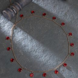 AMI Stone-studded Waist Chain-23