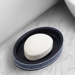 OBSESSIONS Charcoal Textured Soap Dish-55