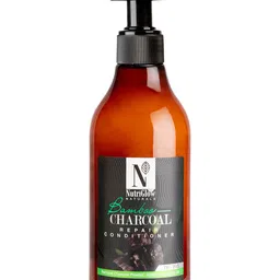 NutriGlow Naturals Sustainable Bamboo Charcoal Repair Conditioner With Charcoal Powder 300 ML-30