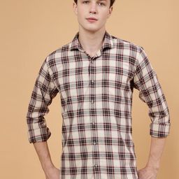 JADEBERRY Standard Tartan Checks Cotton Casual Shirt-image-68