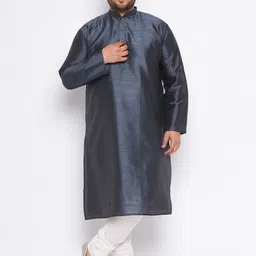 VASTRAMAY Mandarin Collar Kurta With Churidar-picture-12