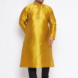 VASTRAMAY Mandarin Collar Kurta With Churidar-34