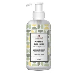 SAMISHA Vitamin C Face Wash For Glowing & Brightening Skin - 100ml-image-73