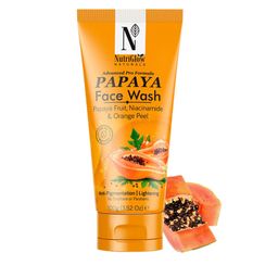 NutriGlow Naturals Papaya Face Wash with Niacinamide Orange Peel- 100gm-12