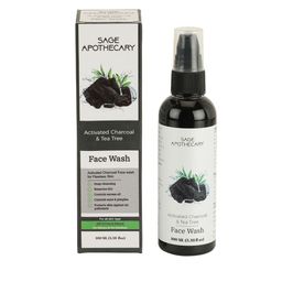SAGE APOTHECARY Black Activated Charcoal Face Wash 100 Ml-34